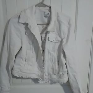 White denim jacket